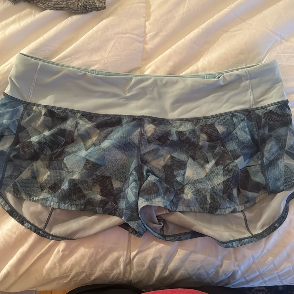 Lululemon speed up shorts size 10